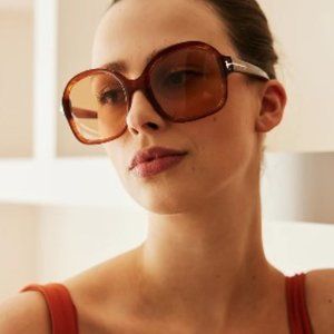 NEW TOM FORD FT1034/S 45E WOMEN SUNGLASSES TOM FORD HANLEY TF1034 EYEWEAR